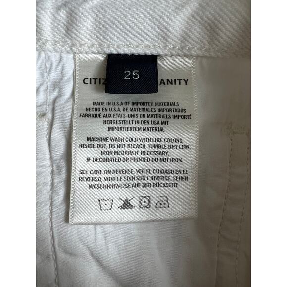 Citizens of Humanity Charlotte Crop High Rise Straight in Fiori Jeans Distressed - Picture 9 of 15